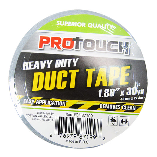 PRO TOUCH 2" X 30YD SILVER DUCT TAPE 24PK