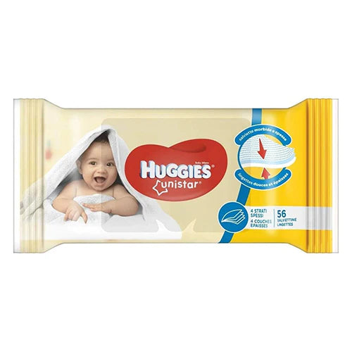 HUGGIES BABY WIPES UNISTAR 10/56CT