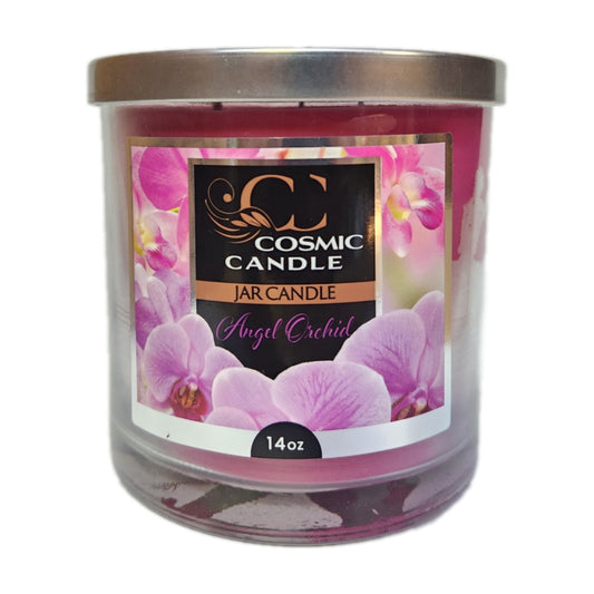 COSMIC 3 WICK CANDLE ANGEL ORCHID 6PK/14oz (SKU#12483)