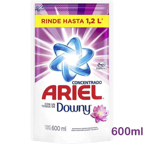 ARIEL LIQUID DETERGENT WITH DOWNY 14/600ML (SKU#11249)