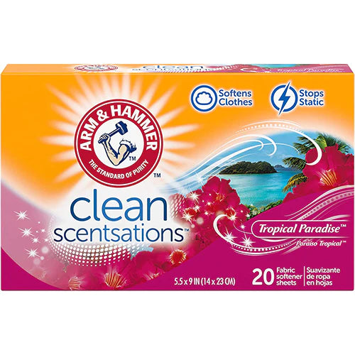 ARM & HAMMER DRY SHEETS TROPICAL PARADISE 12/20CT