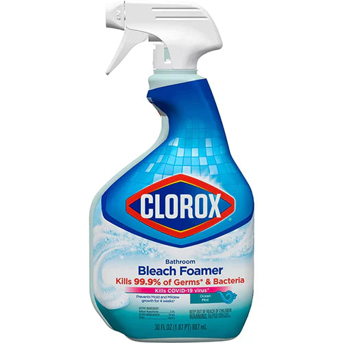 CLOROX FOAMER WITH BLEACH SPRAY BATHROOM 9/30oz (SKU#11858)