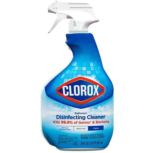 CLOROX 8033 DISINFECTING BATHROOM CLEANER 9/30oz (SKU#12179)