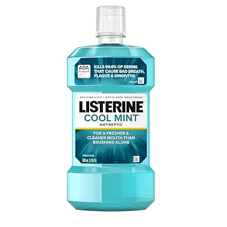 LISTERINE MOUTHWASH COOL MINT 12/500ML/16.9oz