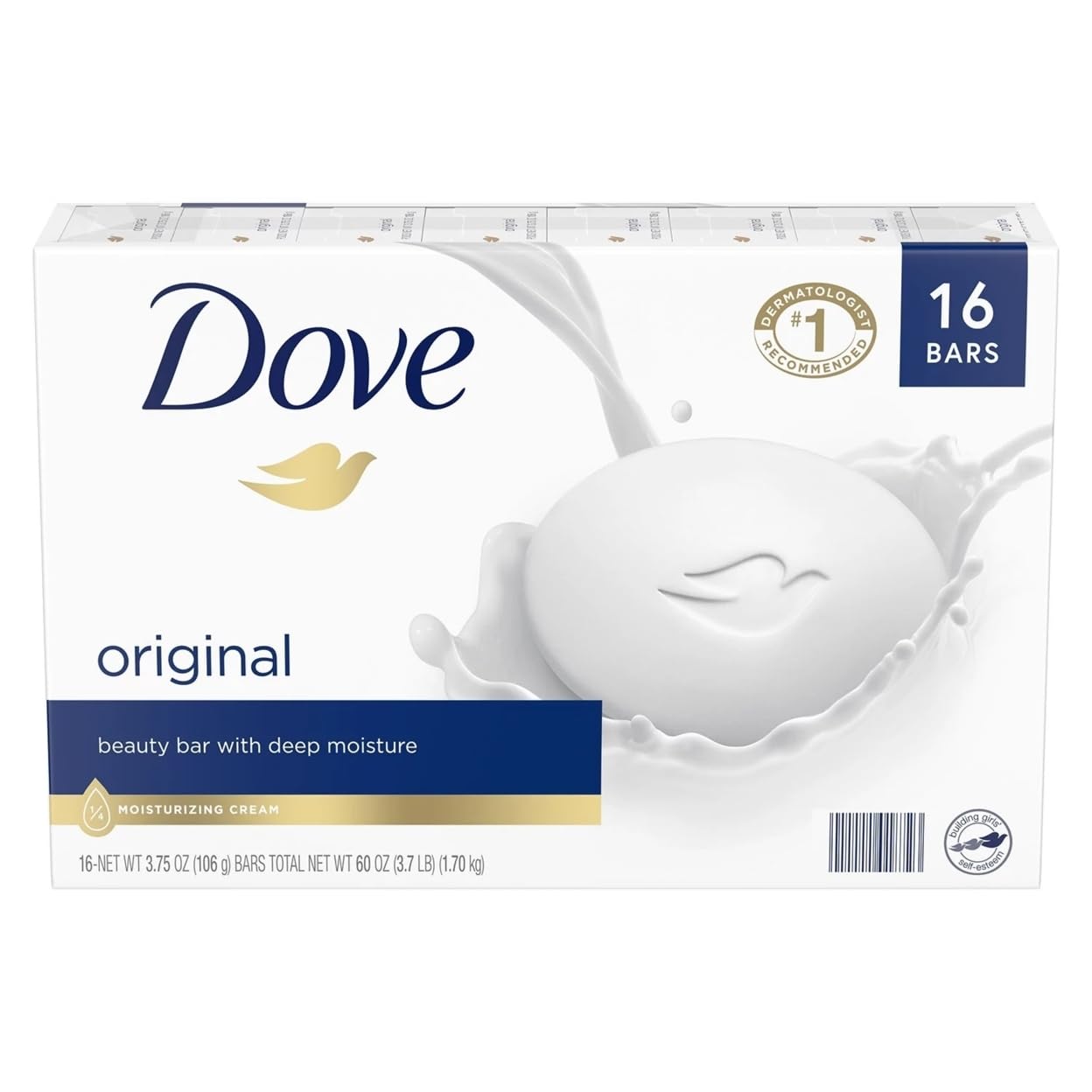 DOVE BAR SOAP ORIGINAL 16/3.75oz