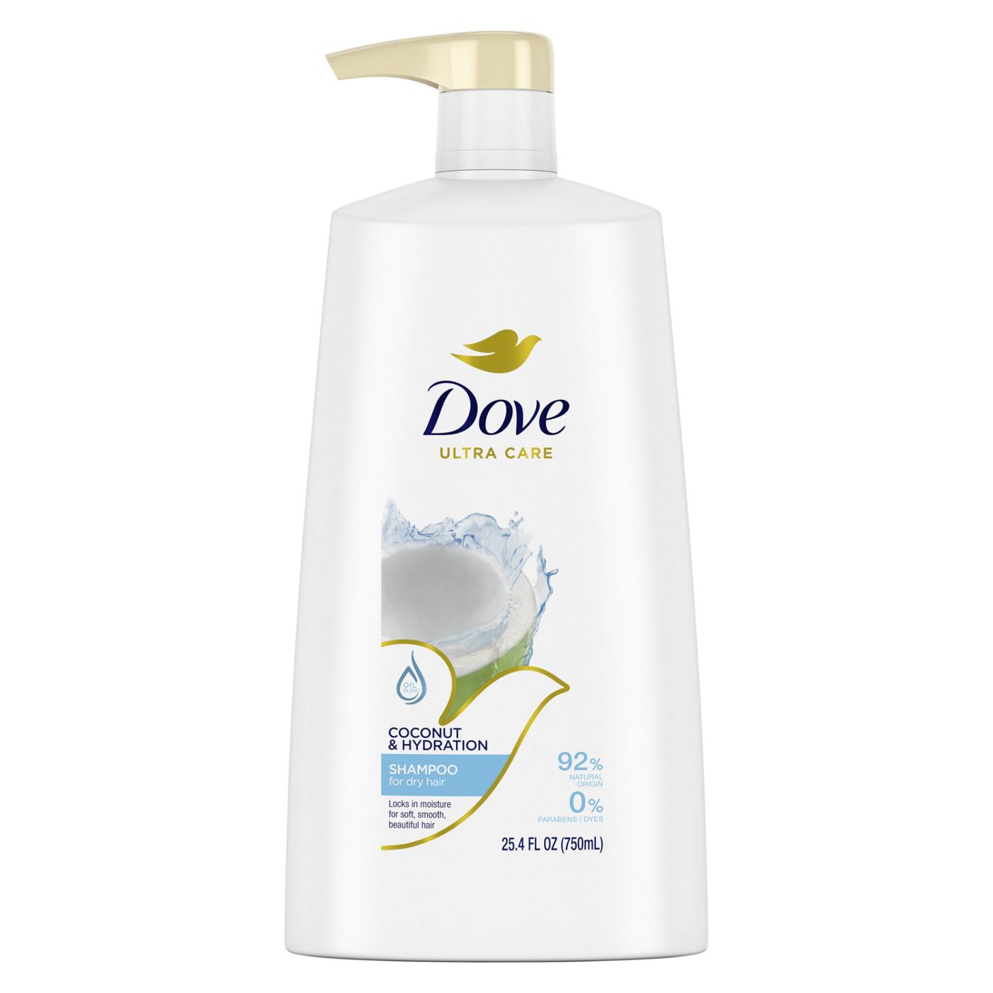 DOVE COCONUT & HYDRATION SHAMPOO 6/18OZ