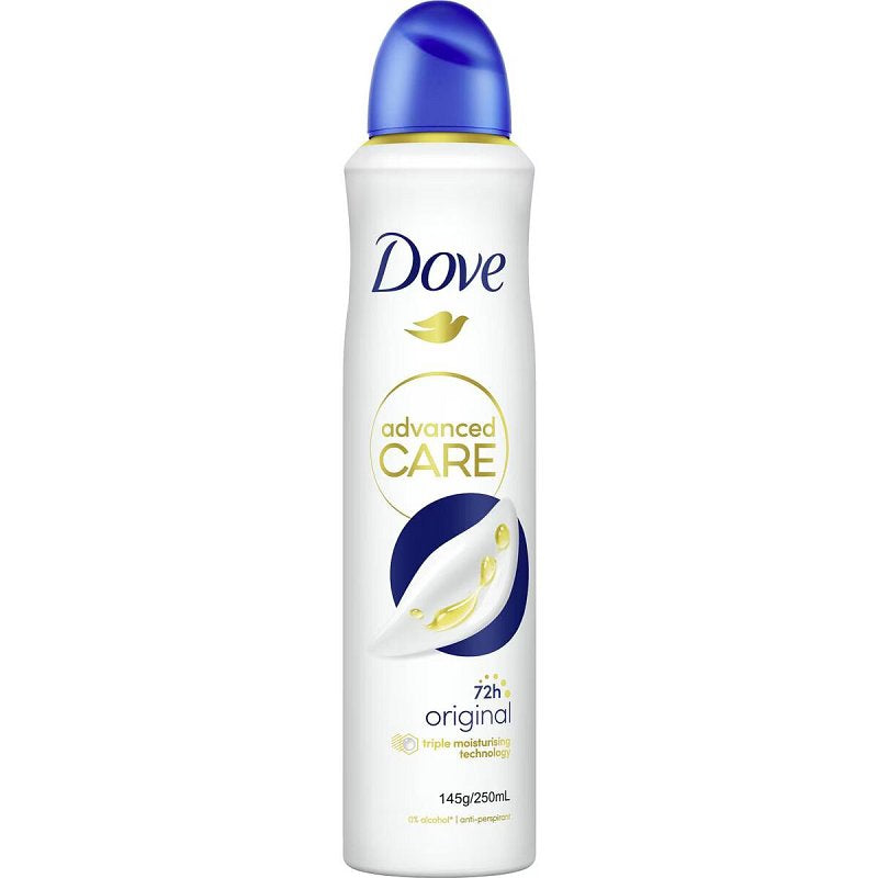 DOVE DEODORANT SPRAY ORIGINAL 6/250ML