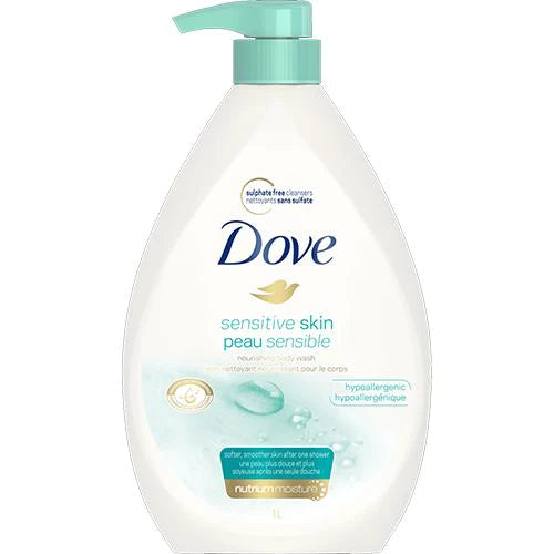 DOVE BODY WASH SENSITIVE SKIN 12/1000ML