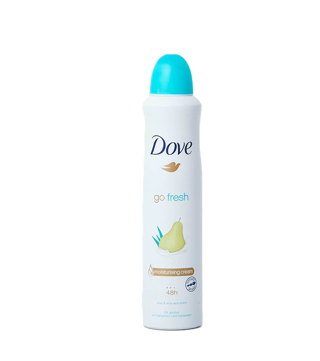 DOVE DEODORANT SPRAY PEAR & ALOE 6/250ML