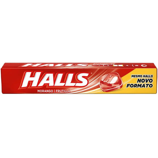 HALLS COUGH DROPS FRUTILLA/STRAWBERRY 21CT (SKU#12733)