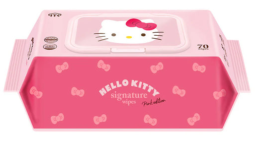 HELLO KITTY SIGNATURE WIPES 10/70CT (SKU#11101)