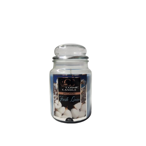 COSMIC JAR CANDLE FRESH LINEN 6PK/18oz