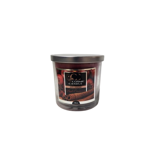 COSMIC 3 WICK CANDLE APPLE CINNAMON 6pk/14oz CANDLES