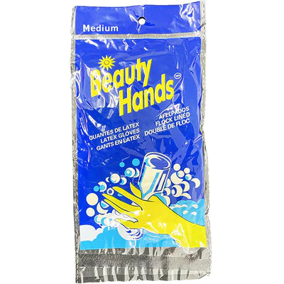 KITCHEN YELLOW GLOVES MEDIUM 12PK (SKU#11244)