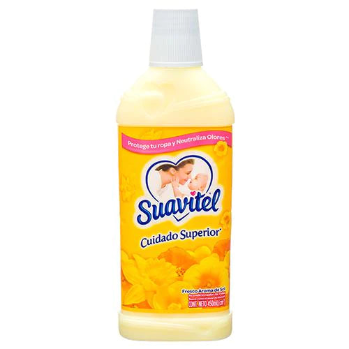 SUAVITEL FABRIC SOFTENER AROMA DE SOL 12/450ML (SKU#12313)