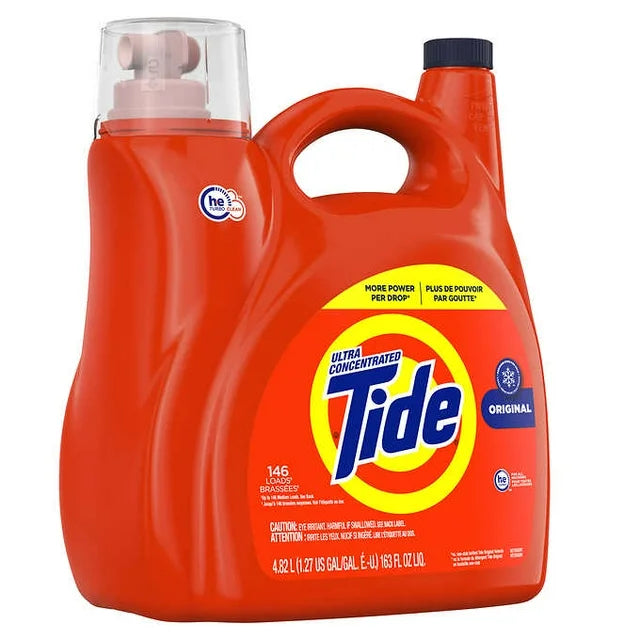 TIDE LIQUID DETERGENT ORIGINAL 4/163oz (SKU#11603)