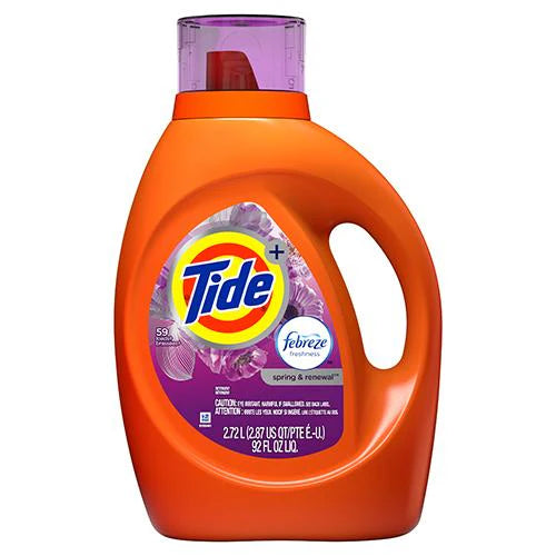 TIDE LIQUID LAUNDRY DETERGENT SPRING & RENEWAL 4/84oz