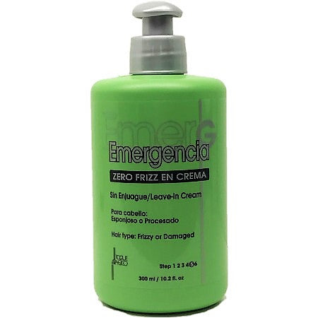 TM Emergencia Zero Frizz En Crema 10.2 oz (Green)