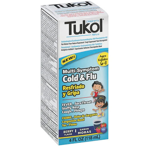 Tukol Children Cold & Flu (Moras) 4oz