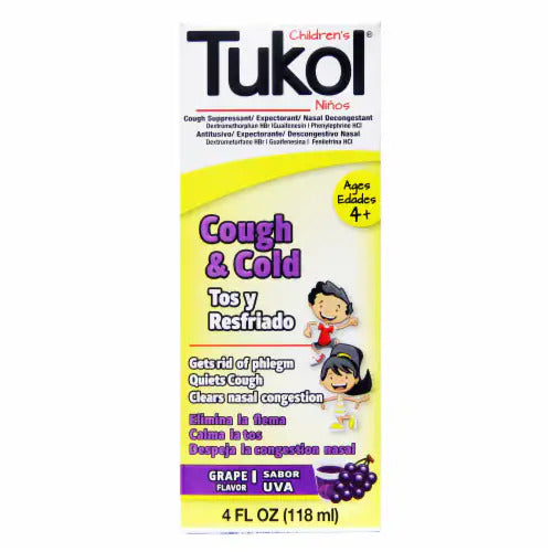 Tukol Children Cough & Cold ( Grape ) 4 oz