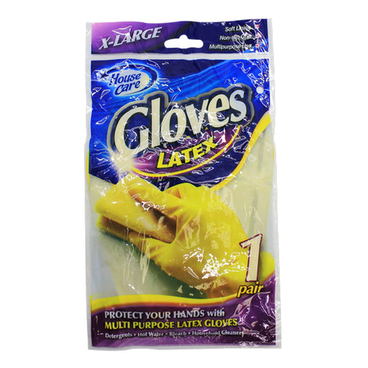 KITCHEN YELLOW GLOVES XL 12PK (SKU#12180)