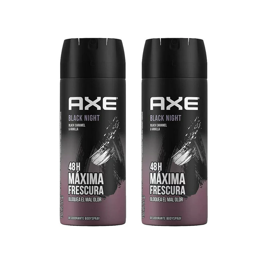 AXE DEODORANT SPRAY BLACK NIGHT 6/150ml (SKU#11709)