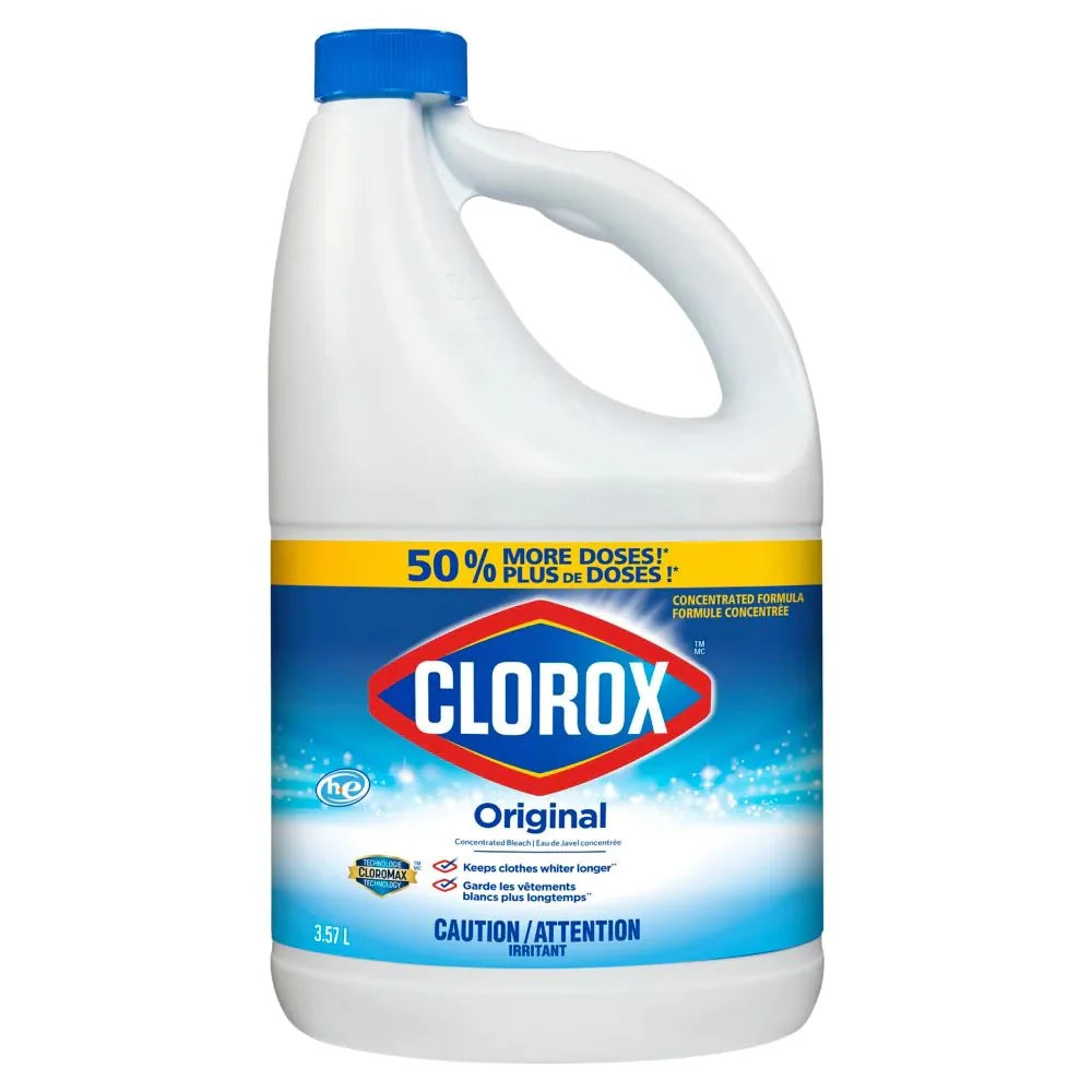 CLOROX ORIGINAL CONCENTRATED BLEACH 3/121oz (SKU#13006)