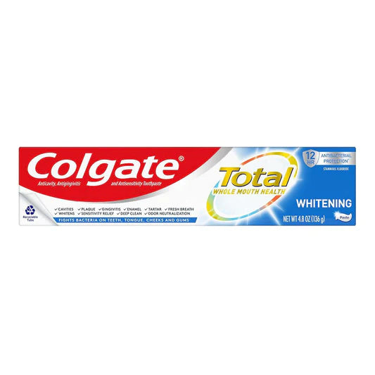 COLGATE TOOTHPASTE TOTAL WHITENING 24/6.3oz (SKU#11390)