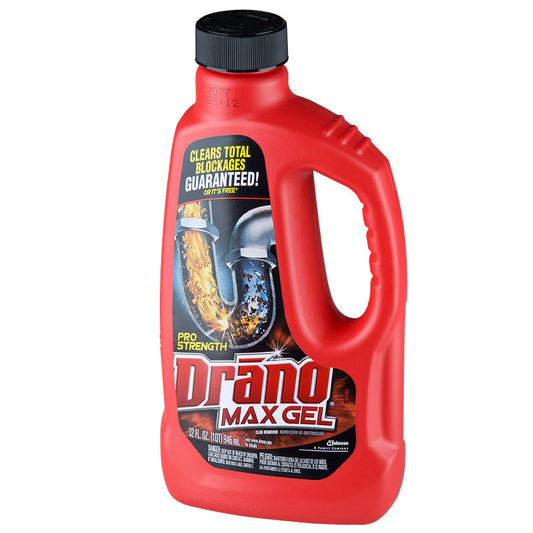 DRANO MAX GEL CLOG REMOVER 12/32oz (SKU#11687)