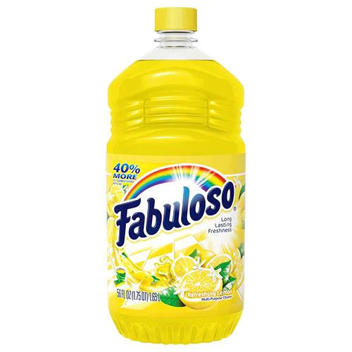 FABULOSO CLEANER LEMON 6/56oz (SKU#11974)