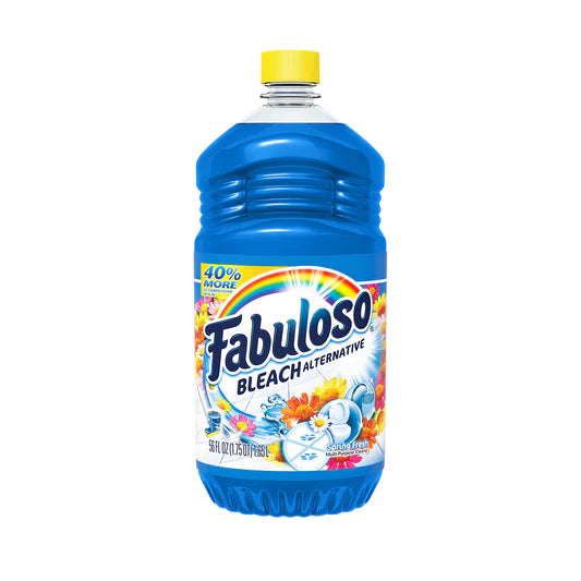 FABULOSO CLEANER SPRING FRESH with BLEACH 6/56oz (SKU#11973)