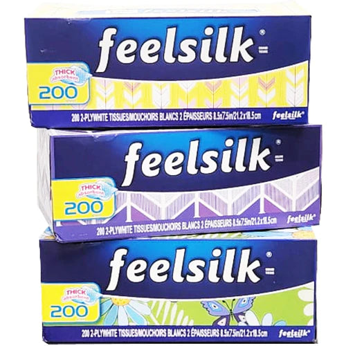 FEELSILK FACIAL TISSUE 24/200CT (SKU#11561)