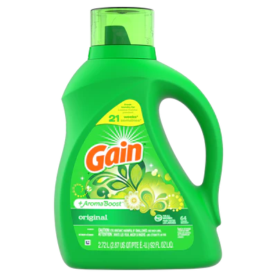 GAIN LIQUID DETERGENT ORIGINAL 4/92oz (SKU#11952)