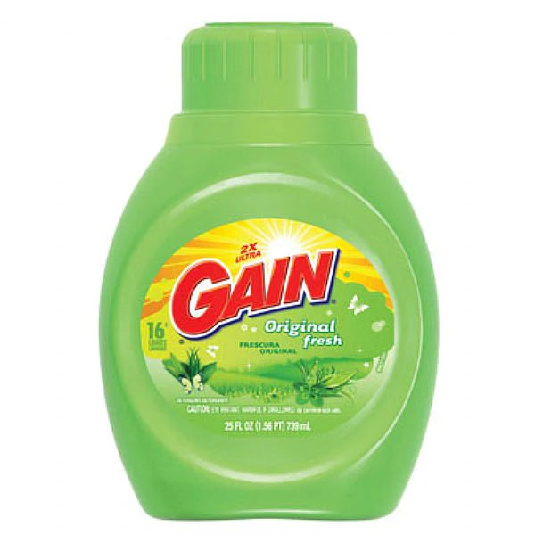 GAIN LIQUID DETERGENT ORIGINAL 6/25oz (SKU#11758)