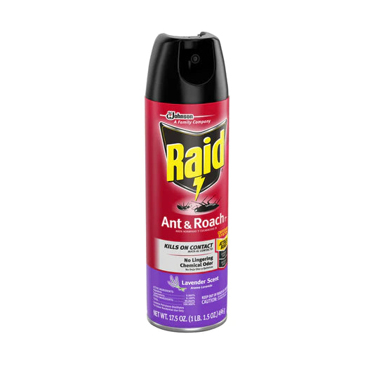 RAID ANT & ROACH KILLER LAVENDER 12/17.5oz (SKU#11754)