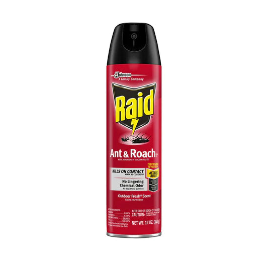 RAID ANT & ROACH KILLER OUTDOOR FRESH 12/17.5oz (SKU#11752)