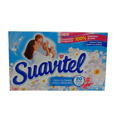 SUAVITEL DRY SHEETS FIELD FLOWERS 15/20CT (SKU#11927)